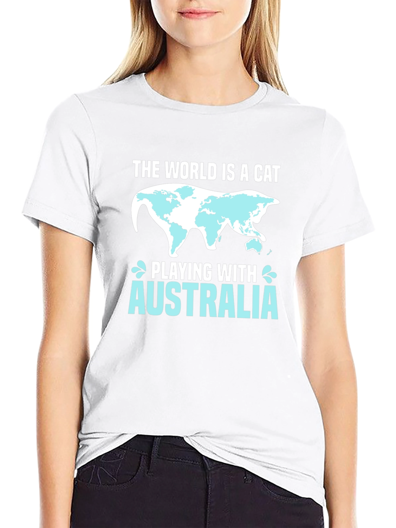 The World is a Cat Australia T-Shirt