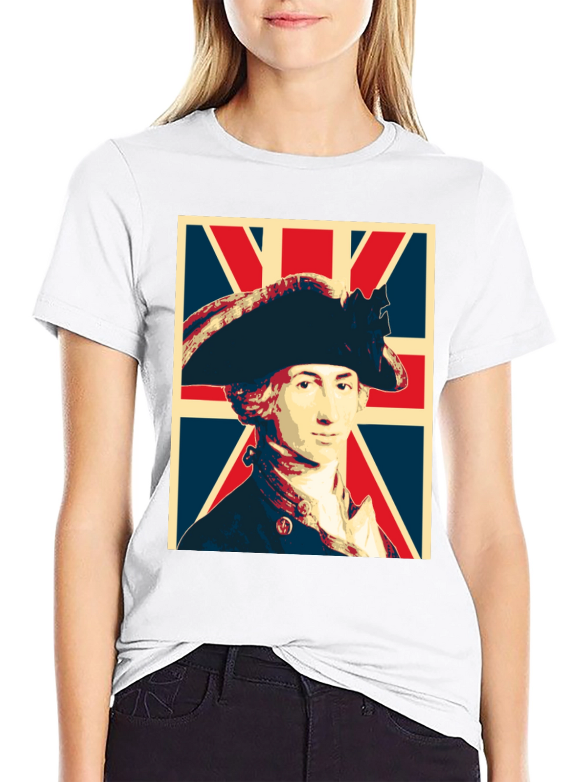George Washington Union Jack Graphic T-Shirt