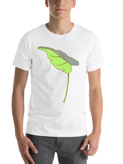 Leaf Graphic Black T-Shirt Casual Wear