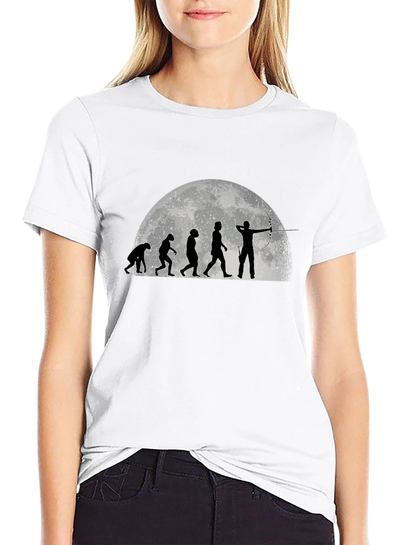Evolution of Archery Black T-Shirt