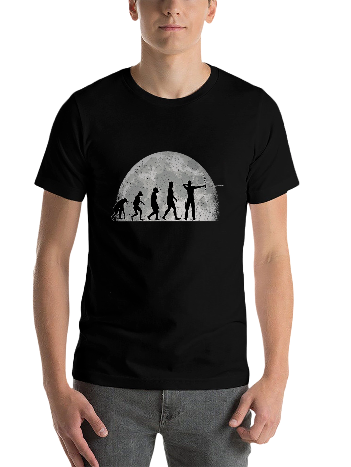 Evolution of Archery Black T-Shirt