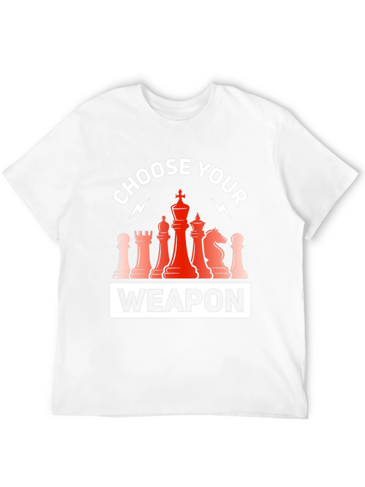 Choose Your Weapon Chess T-Shirt