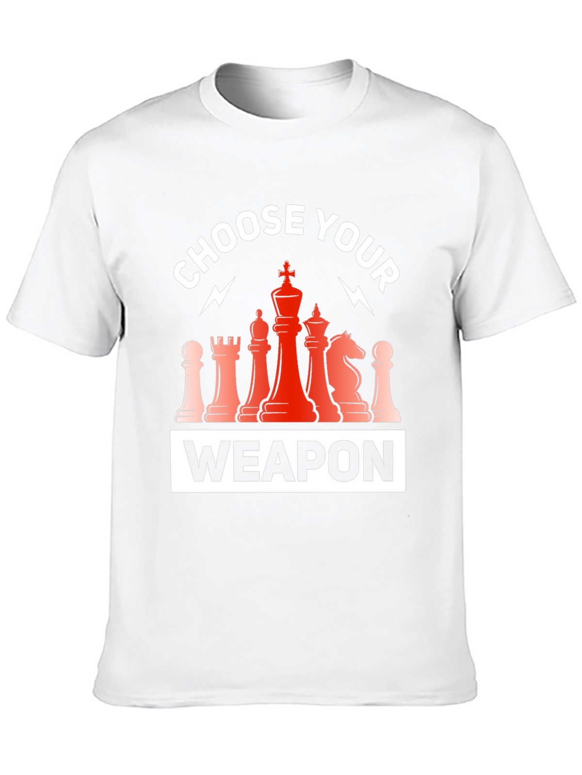 Choose Your Weapon Chess T-Shirt