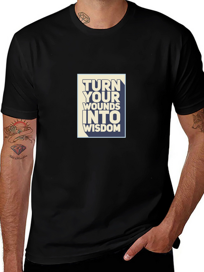 Wisdom Graphic Tee - Motivational T-Shirt