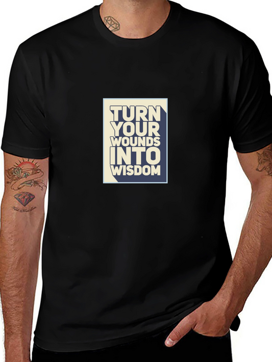 Wisdom Graphic Tee - Motivational T-Shirt