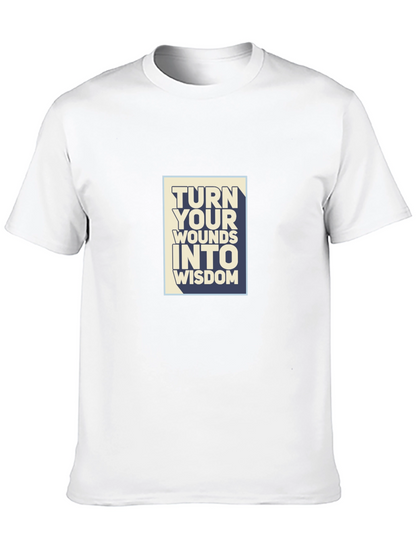 Wisdom Graphic Tee - Motivational T-Shirt