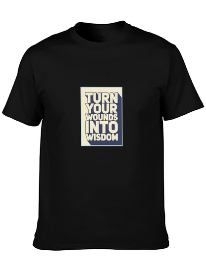 Wisdom Graphic Tee - Motivational T-Shirt