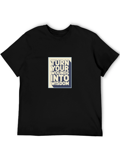 Wisdom Graphic Tee - Motivational T-Shirt