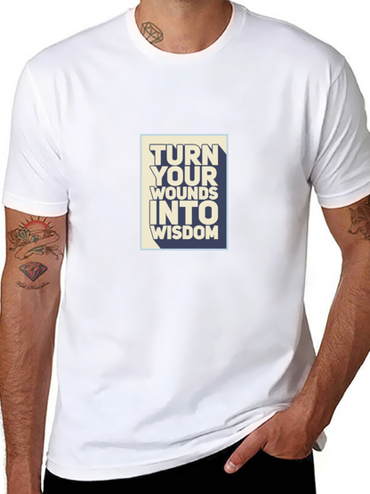 Wisdom Graphic Tee - Motivational T-Shirt