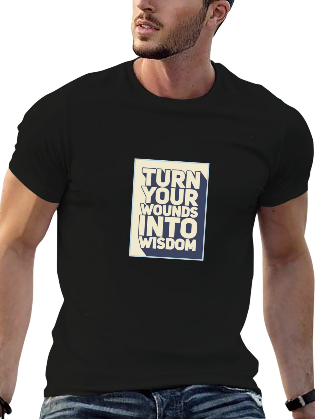 Wisdom Graphic Tee - Motivational T-Shirt
