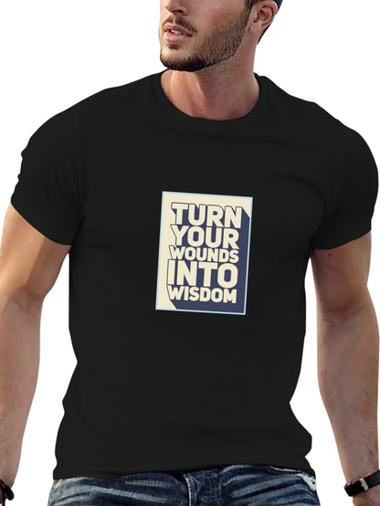 Wisdom Graphic Tee - Motivational T-Shirt
