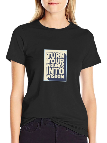 Wisdom Graphic Tee - Motivational T-Shirt