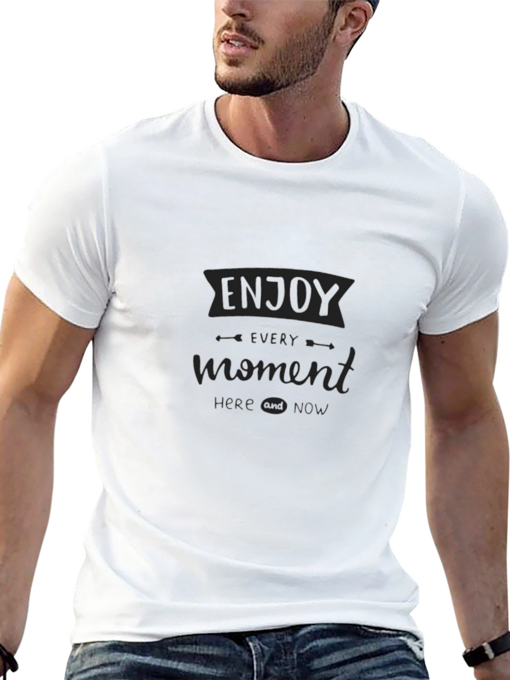 Enjoy Every Moment Black T-Shirt