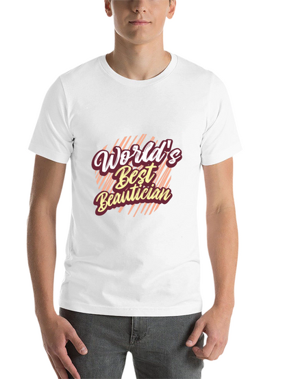 Worlds Best Beautician Black T-Shirt