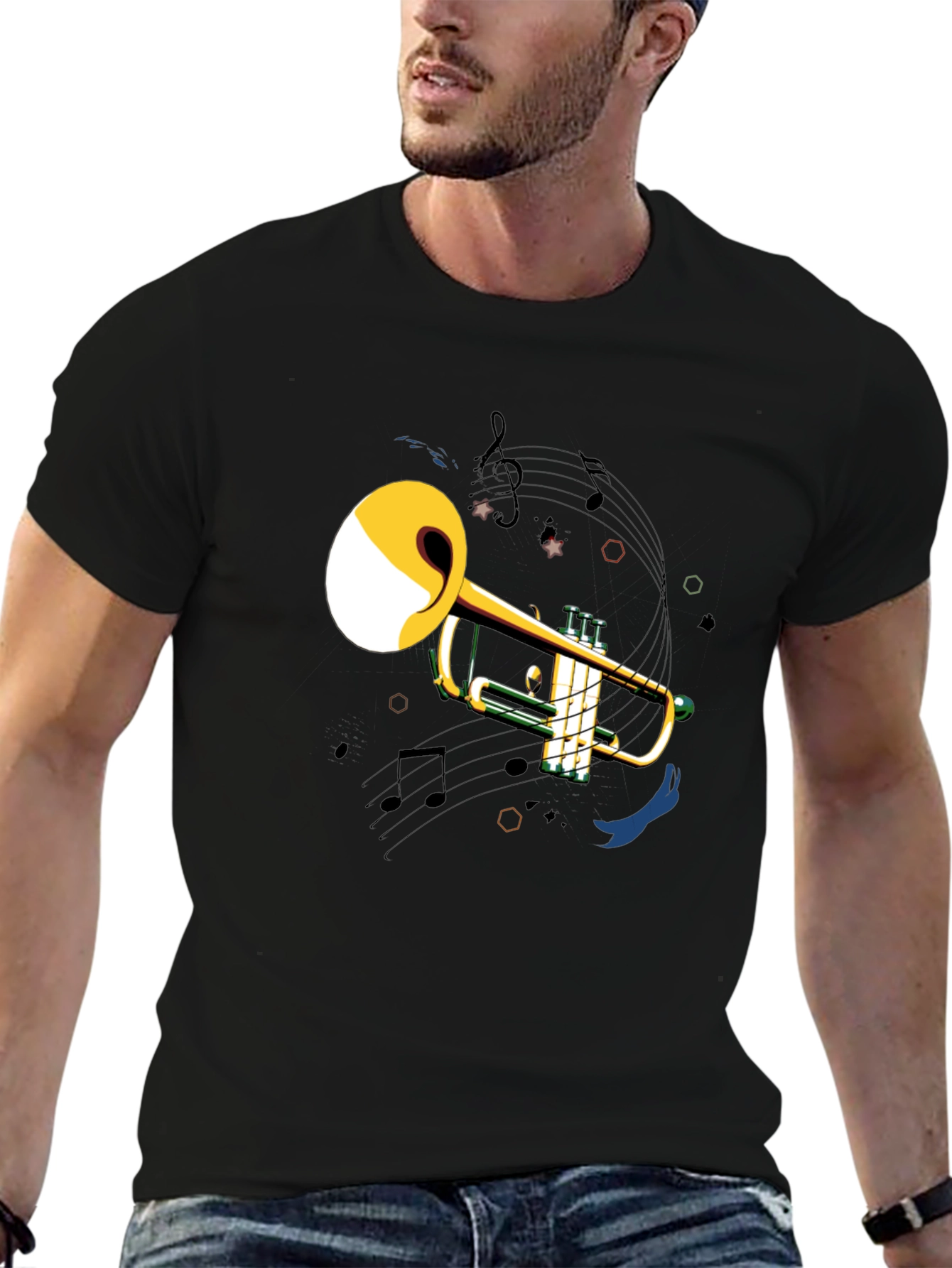 Trumpet Music T-Shirt - Stylish Design