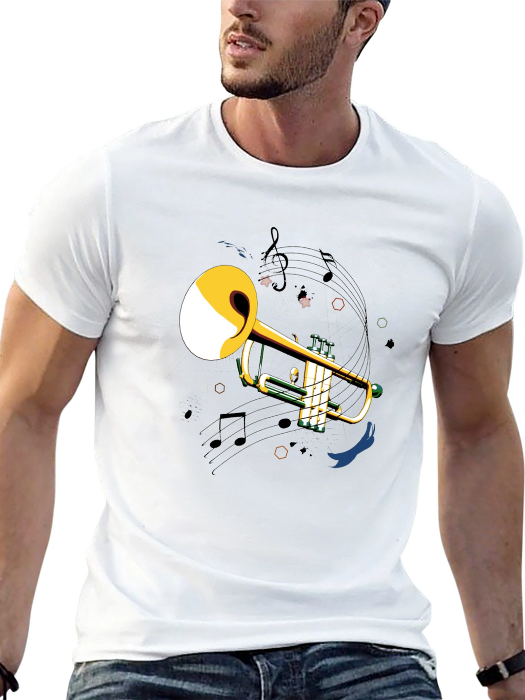 Trumpet Music T-Shirt - Stylish Design