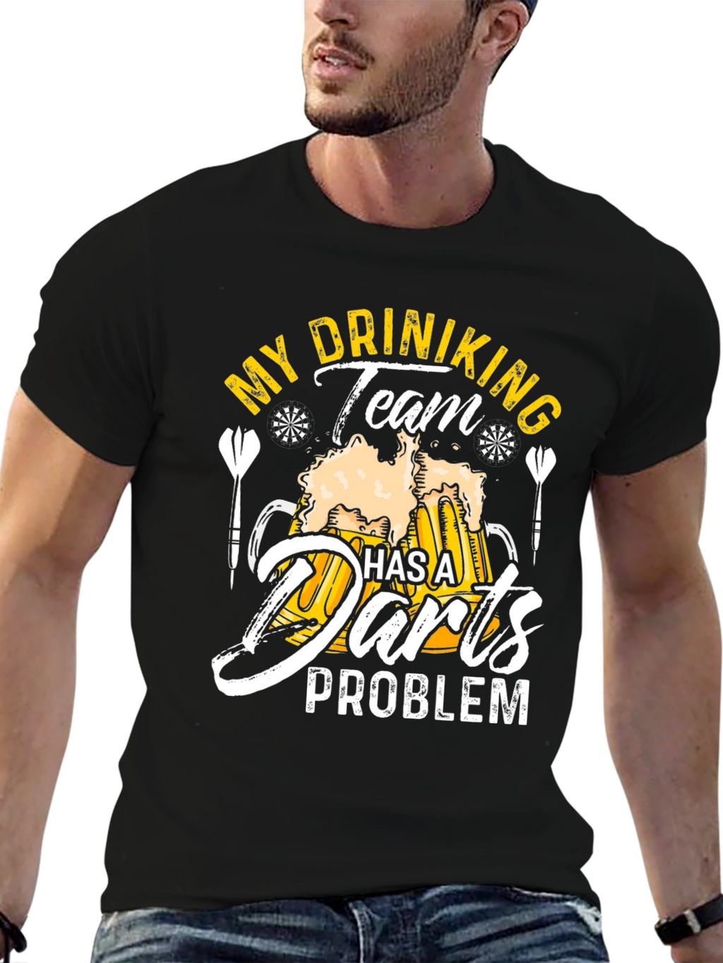 Drinking Team Darts Problem T-Shirt