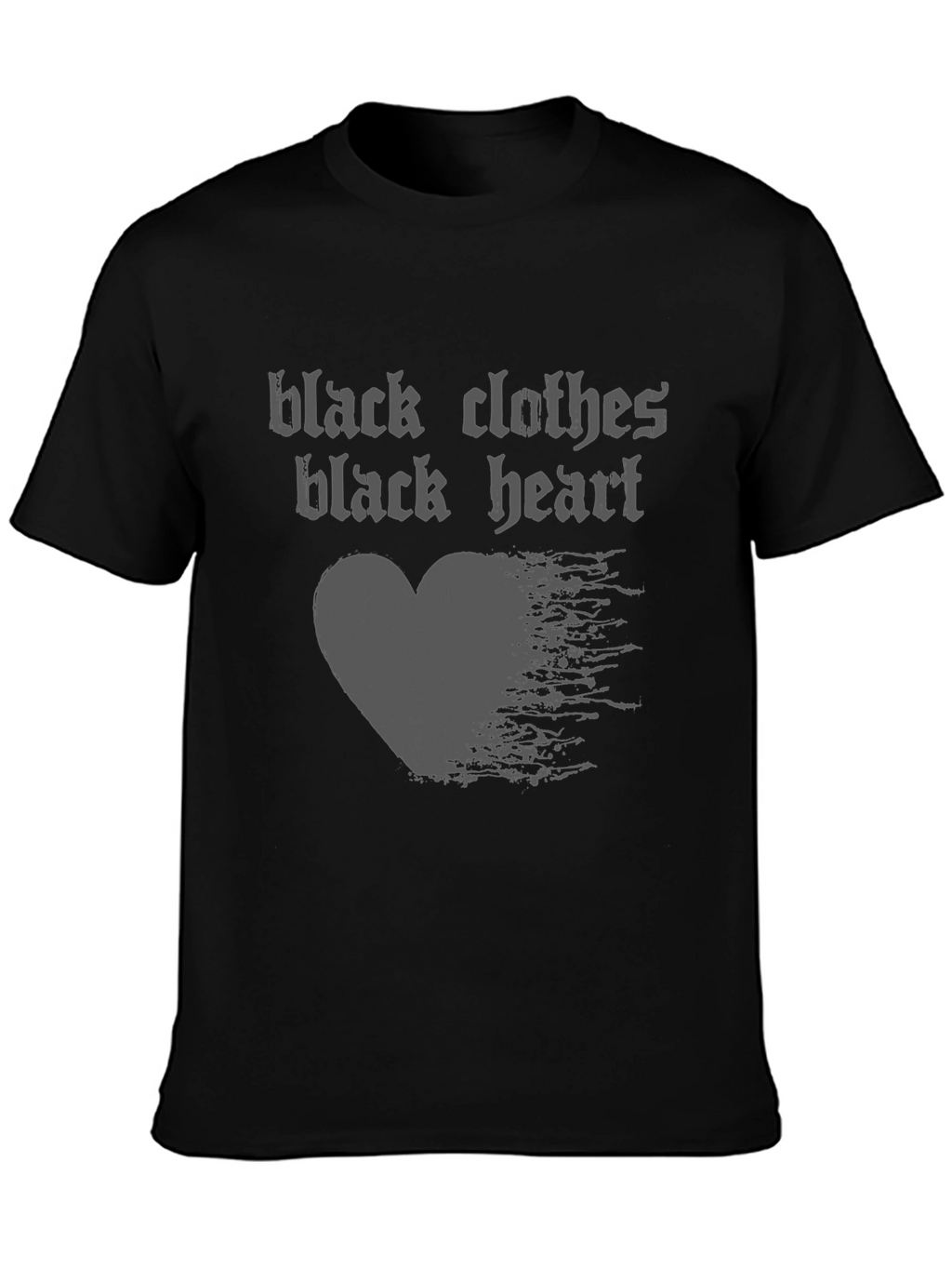 Black Clothes Black Heart Graphic T-Shirt