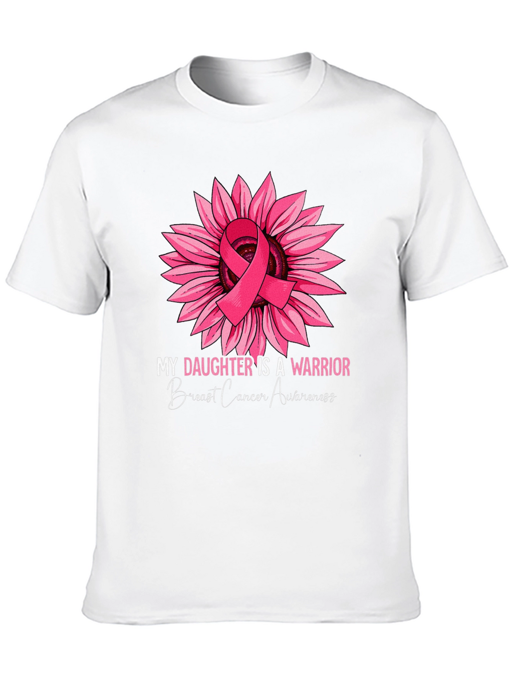 Breast Cancer Awareness Sunflower Warrior T-Shirt