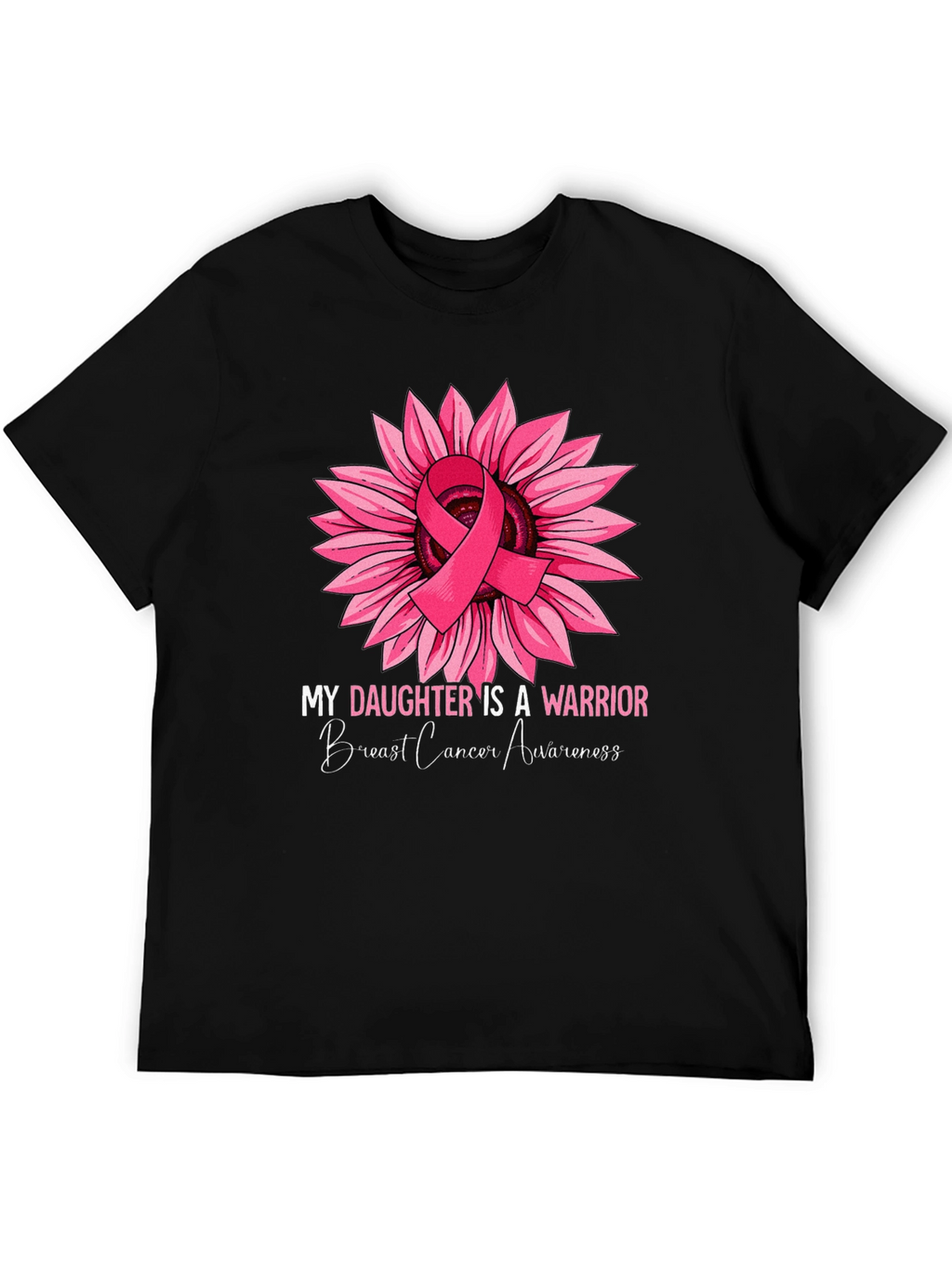 Breast Cancer Awareness Sunflower Warrior T-Shirt