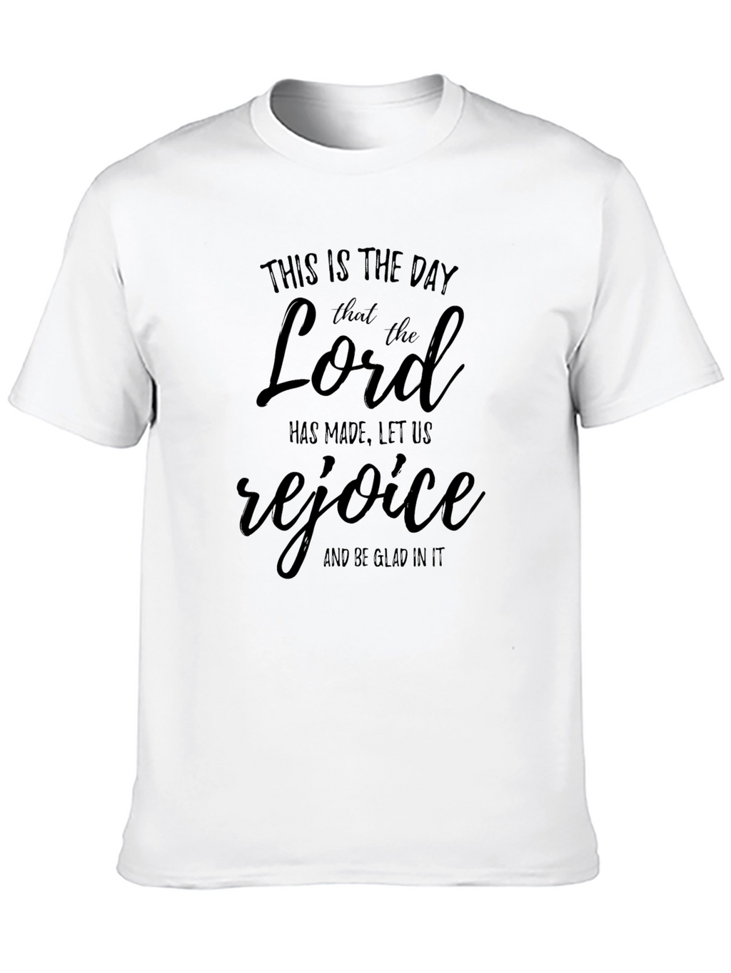 Religious T-Shirt: Rejoice in the Lord