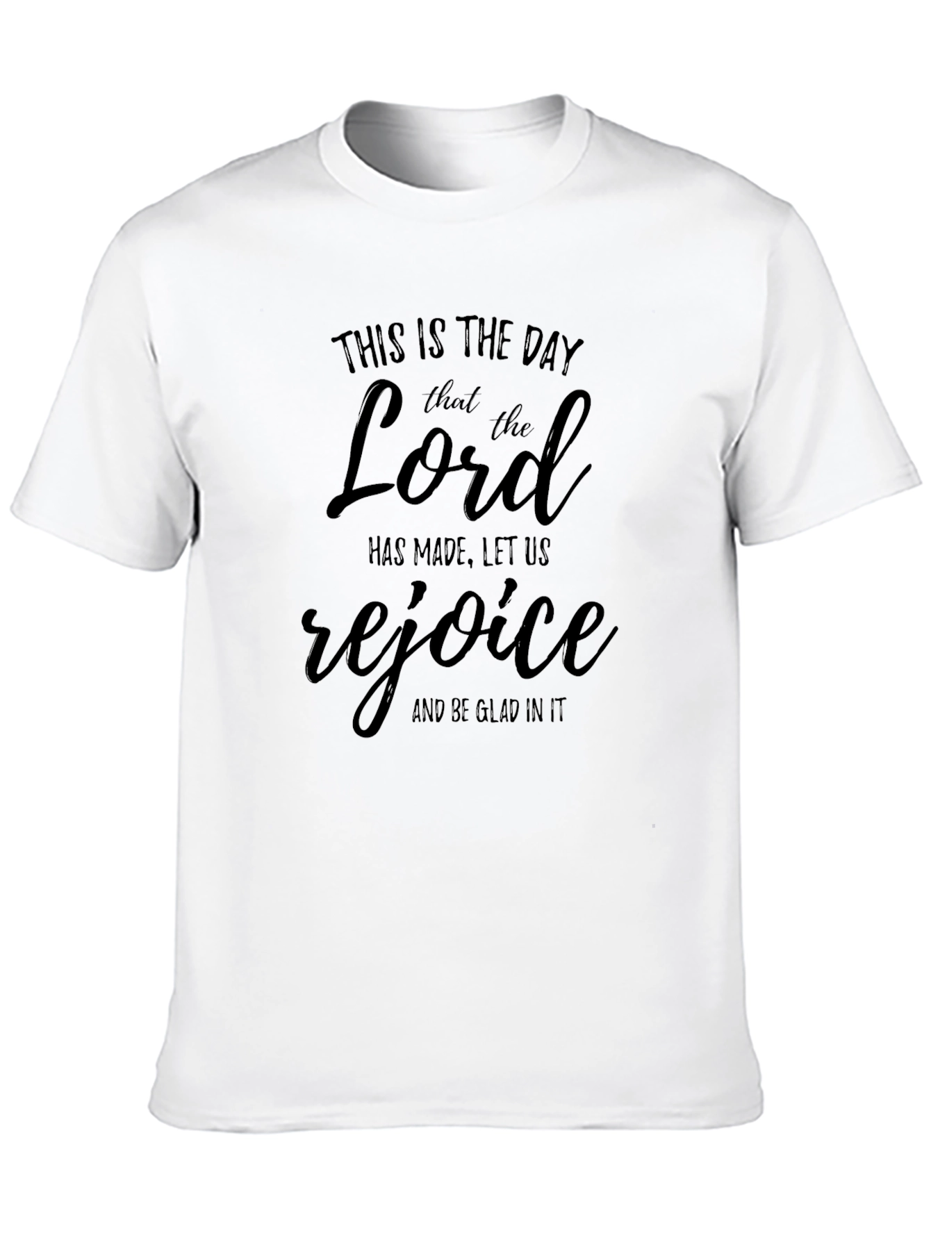 Religious T-Shirt: Rejoice in the Lord