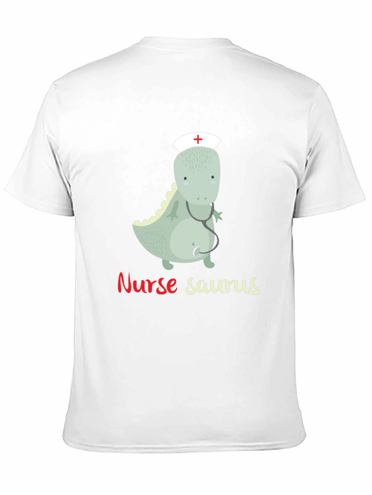 Nurse Saurus T-Shirt - Funny Dinosaur Graphic Tee