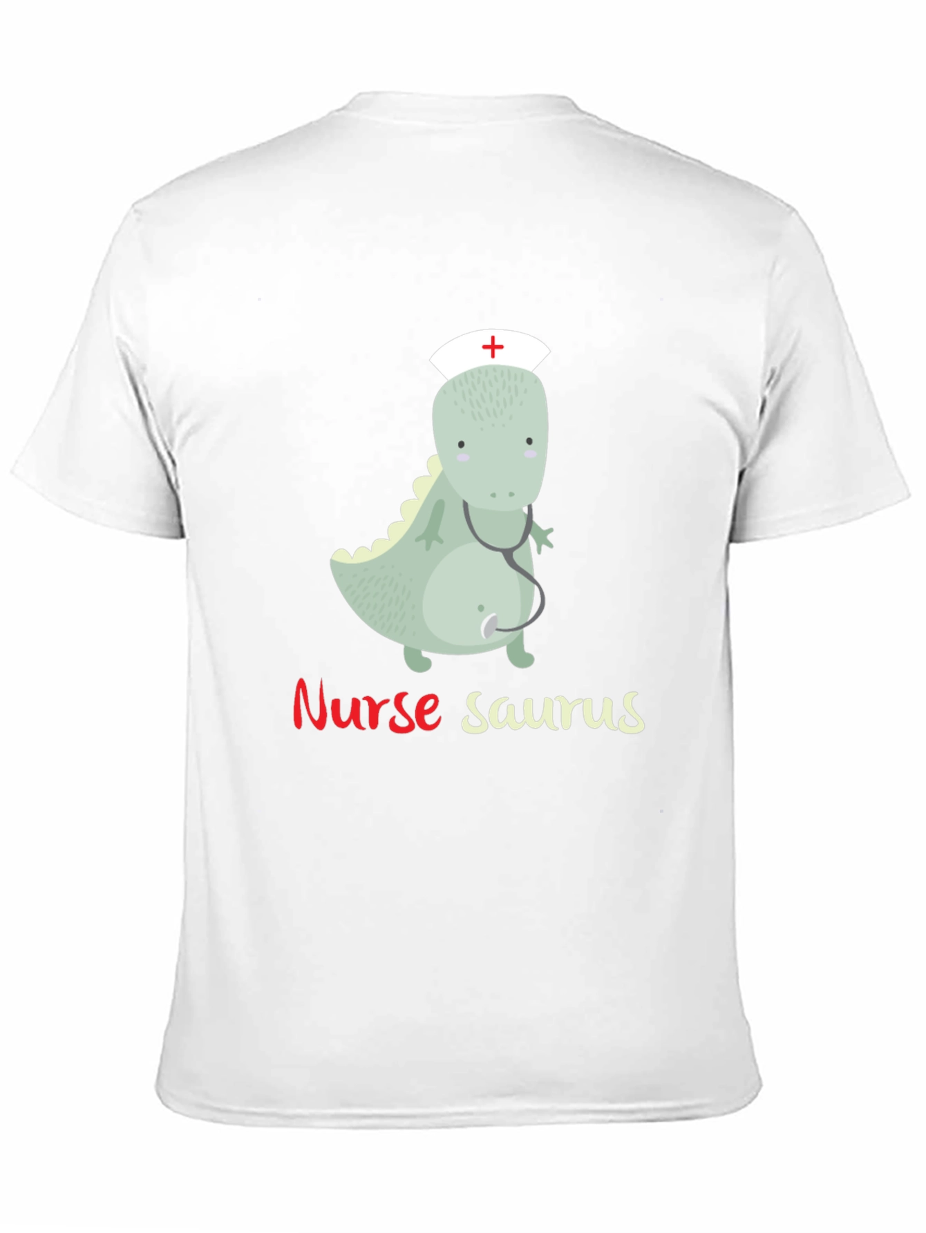 Nurse Saurus T-Shirt - Funny Dinosaur Graphic Tee