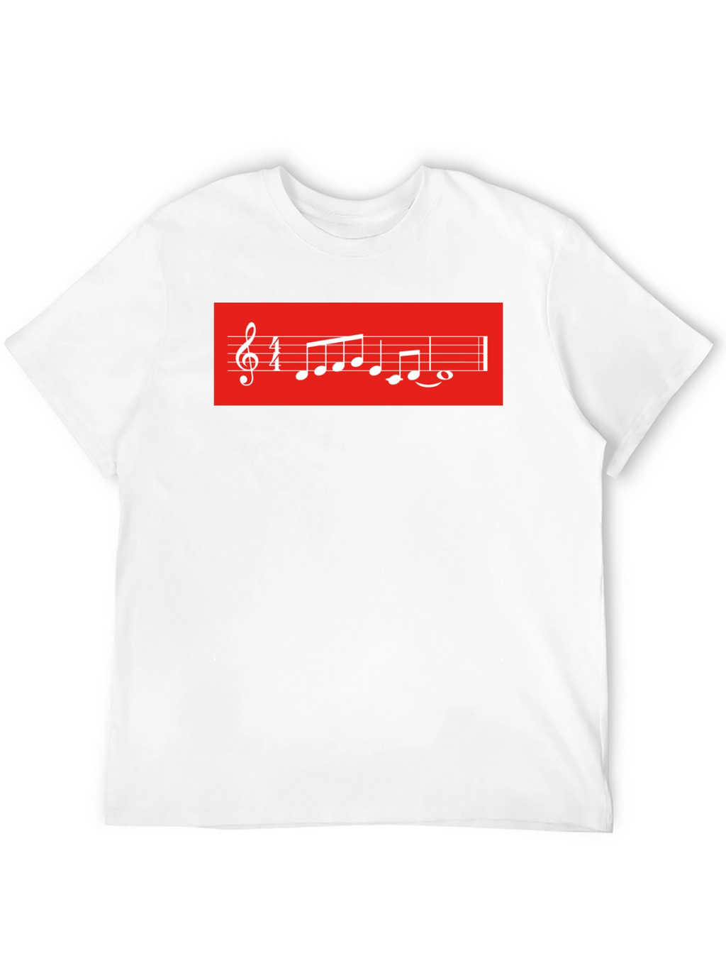 Musical Score Graphic Tee - Black