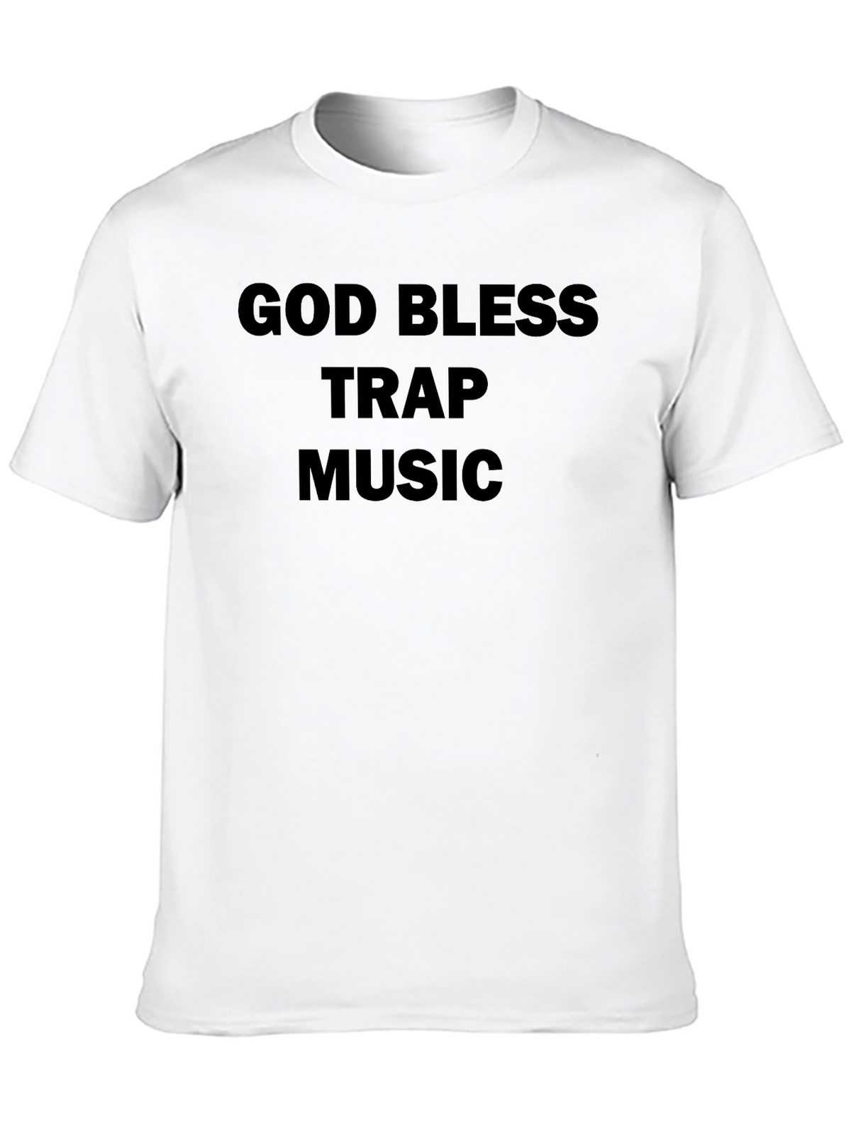 God Bless Trap Music Black T-Shirt
