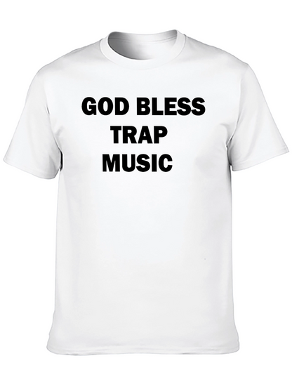 God Bless Trap Music Black T-Shirt