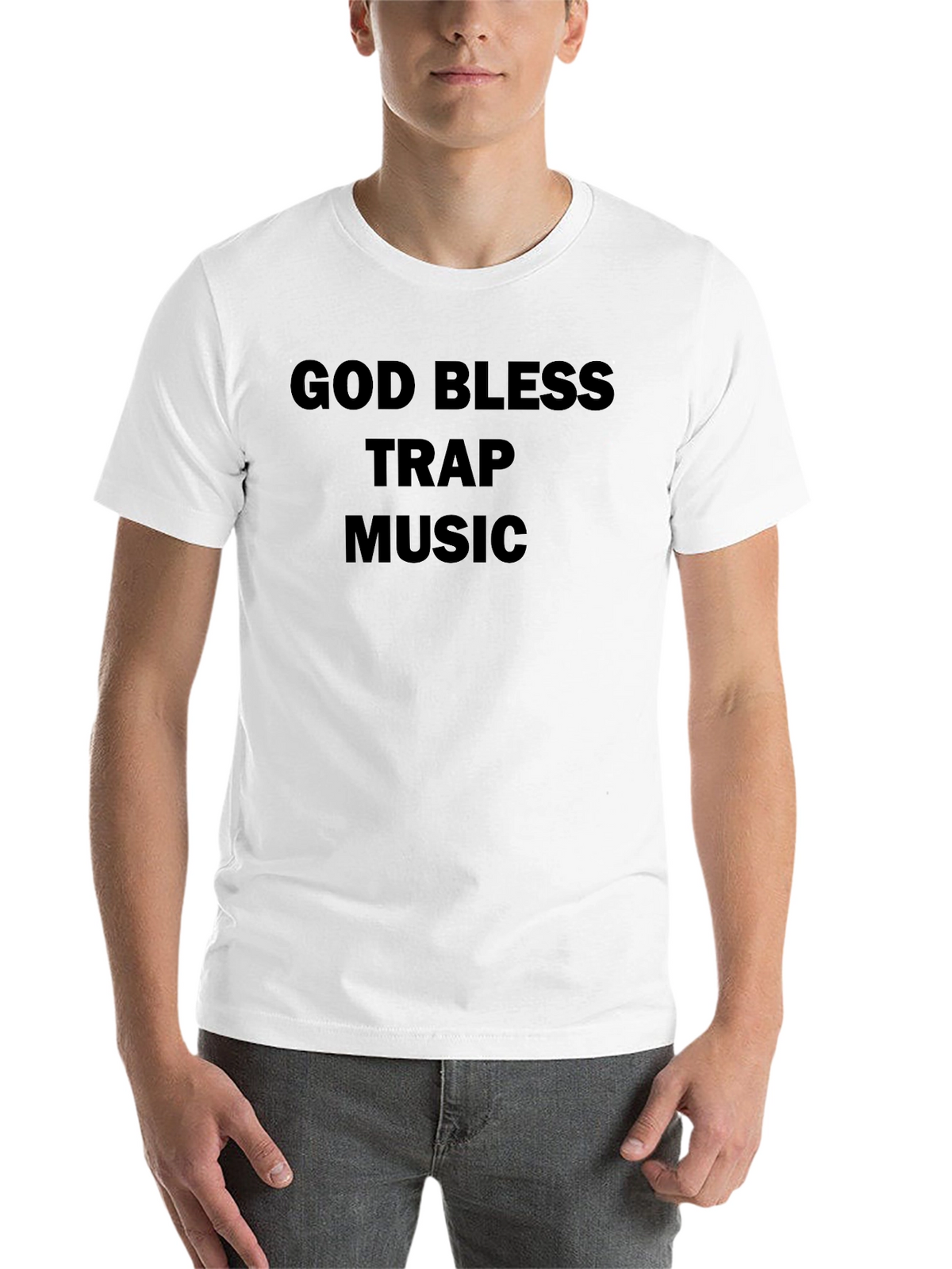 God Bless Trap Music Black T-Shirt