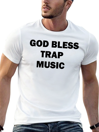 God Bless Trap Music Black T-Shirt