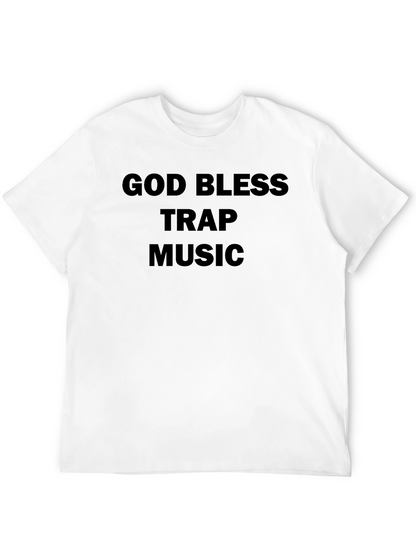 God Bless Trap Music Black T-Shirt