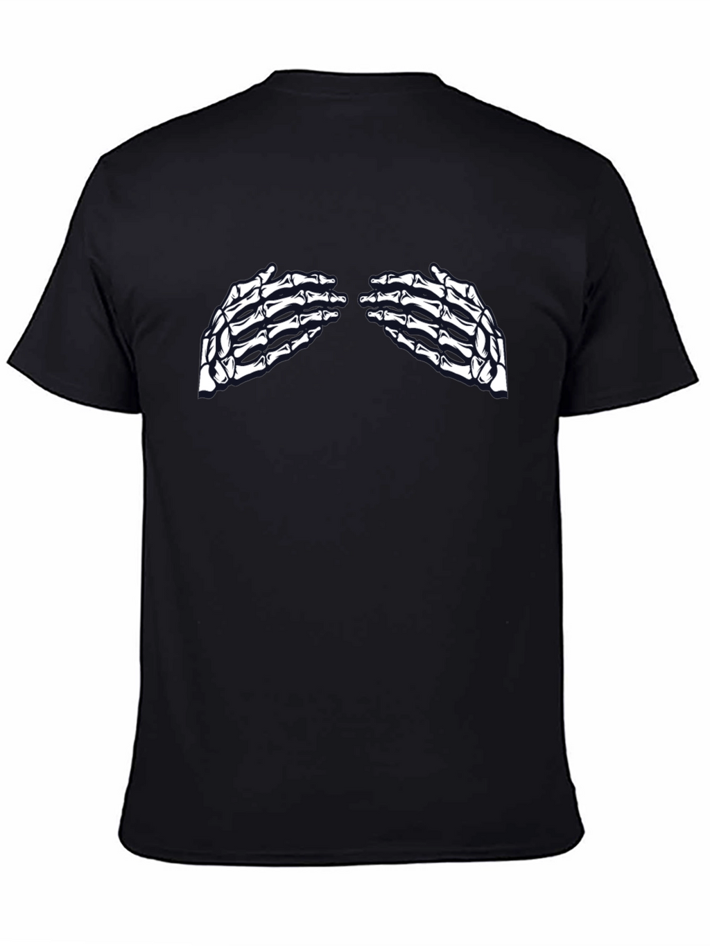 Skeleton Hands Graphic Tee - Unisex Black T-Shirt