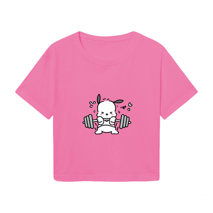Teacup Cinnamoroll Sweet Lime?Green Crop Top