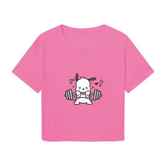 Teacup Cinnamoroll Sweet Lime?Green Crop Top
