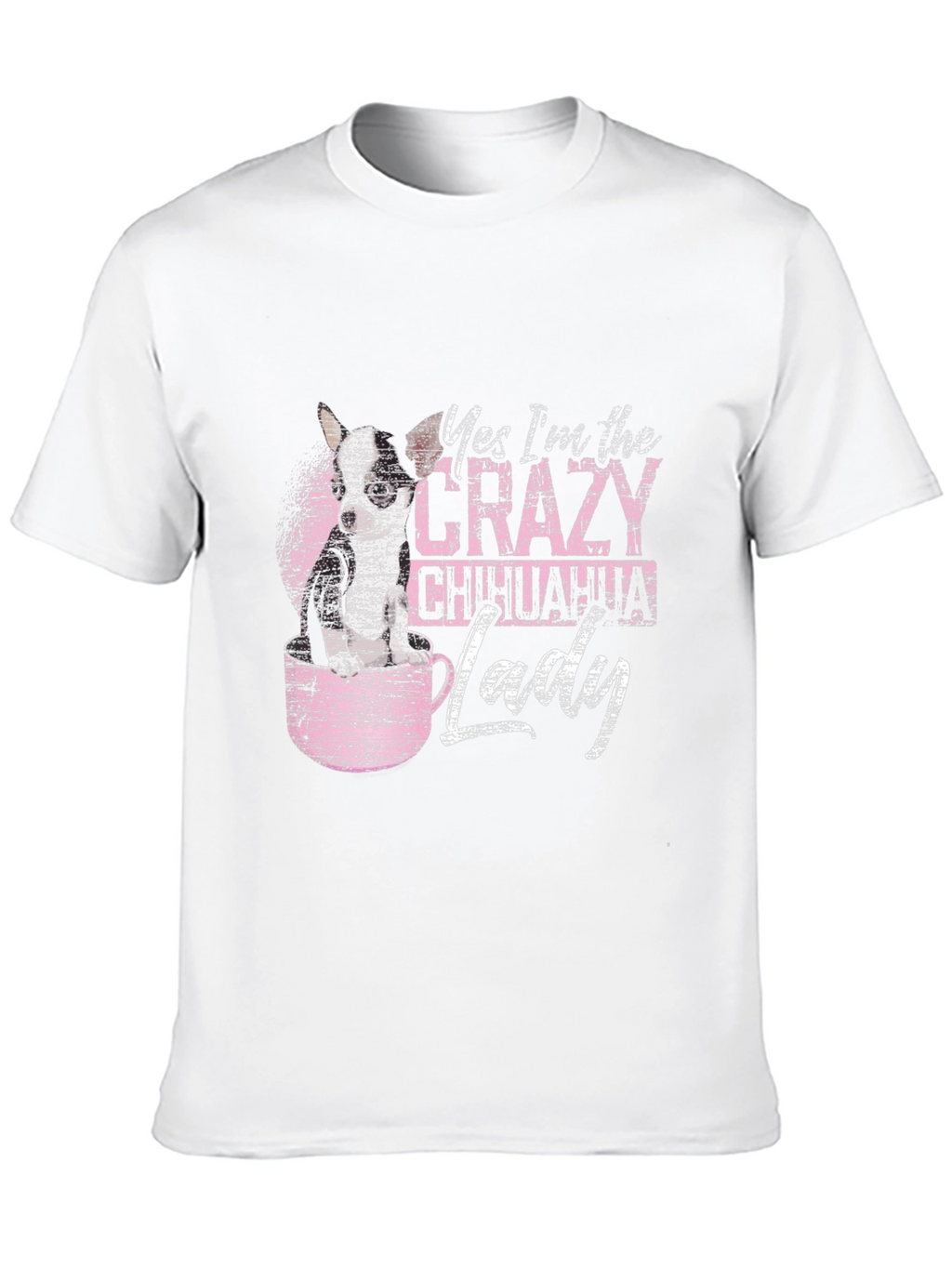 Crazy Chihuahua Lady Graphic Tee