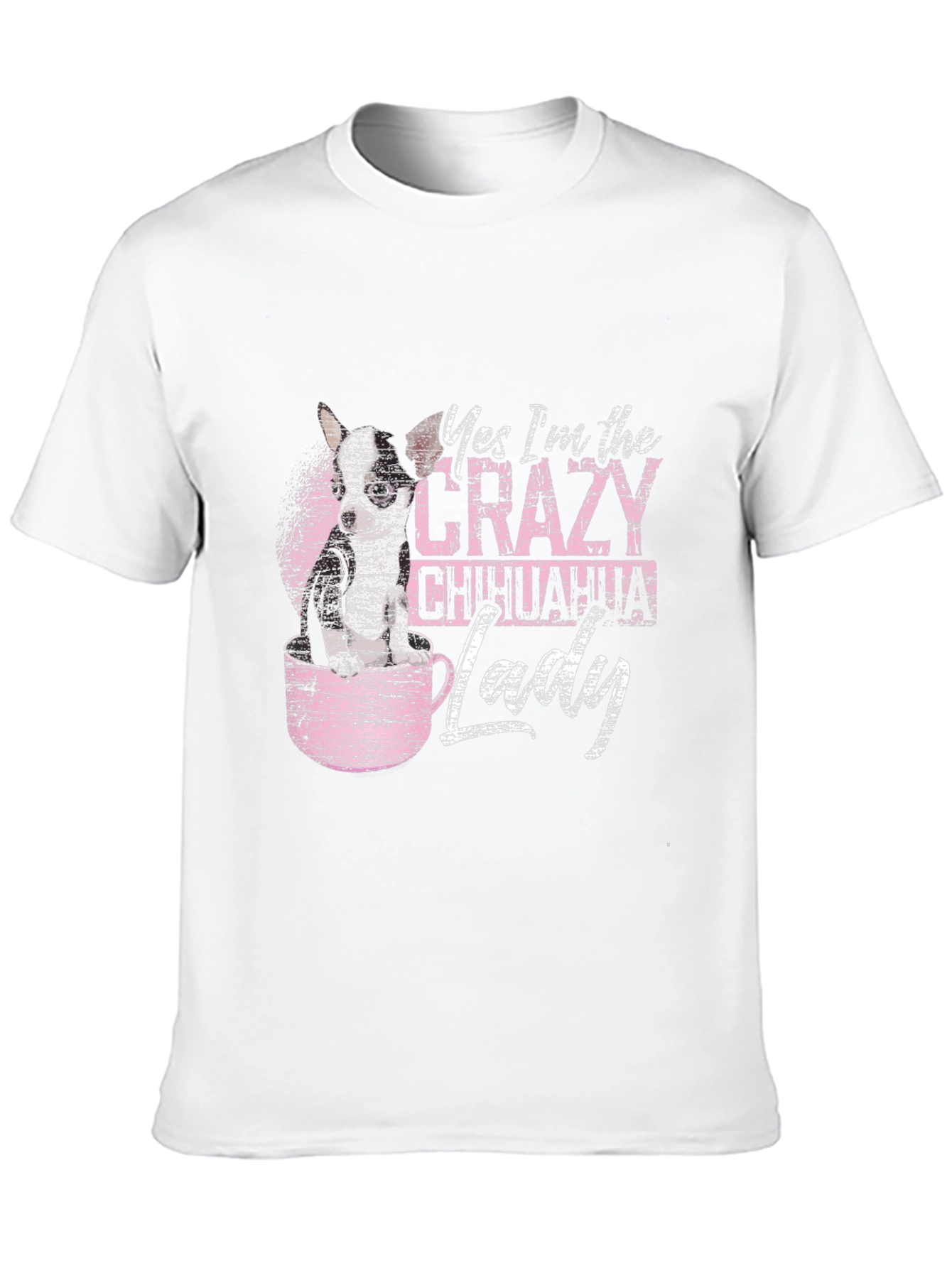 Crazy Chihuahua Lady Graphic Tee