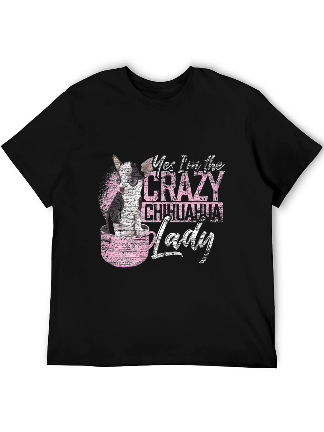 Crazy Chihuahua Lady Graphic Tee
