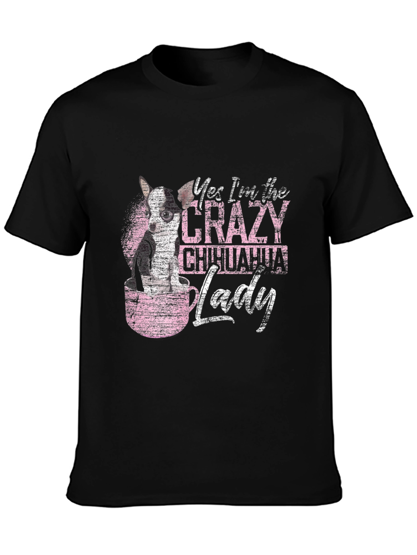 Crazy Chihuahua Lady Graphic Tee