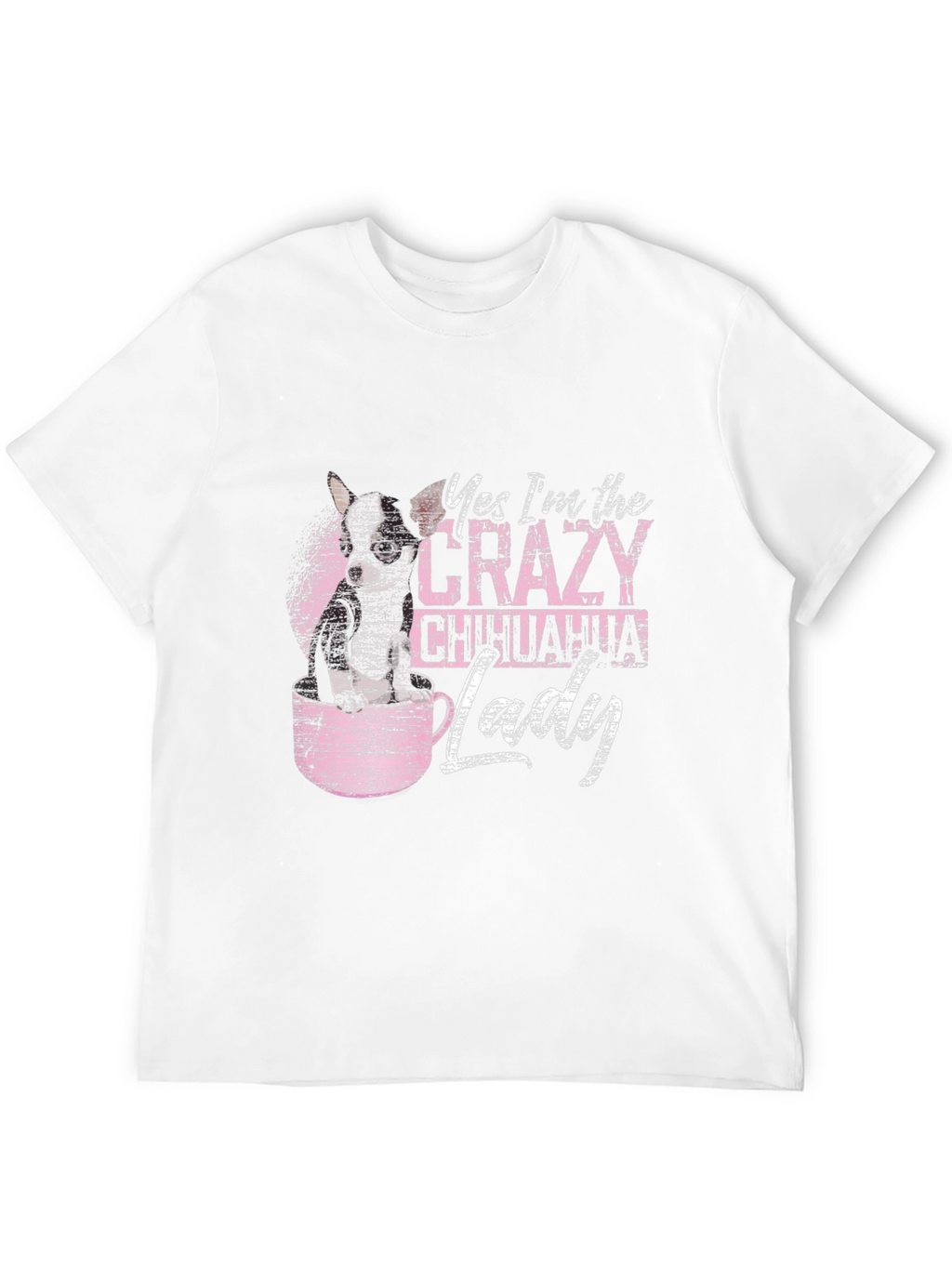 Crazy Chihuahua Lady Graphic Tee