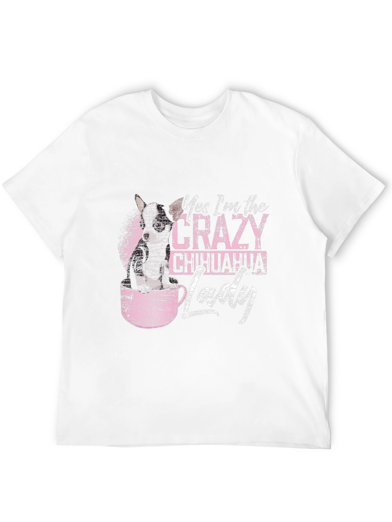 Crazy Chihuahua Lady Graphic Tee