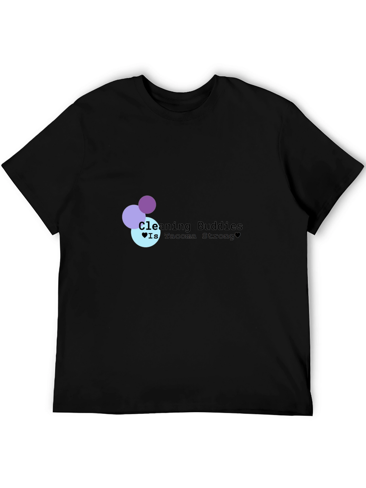 Cleaning Buddies Tacoma Strong Black T-Shirt