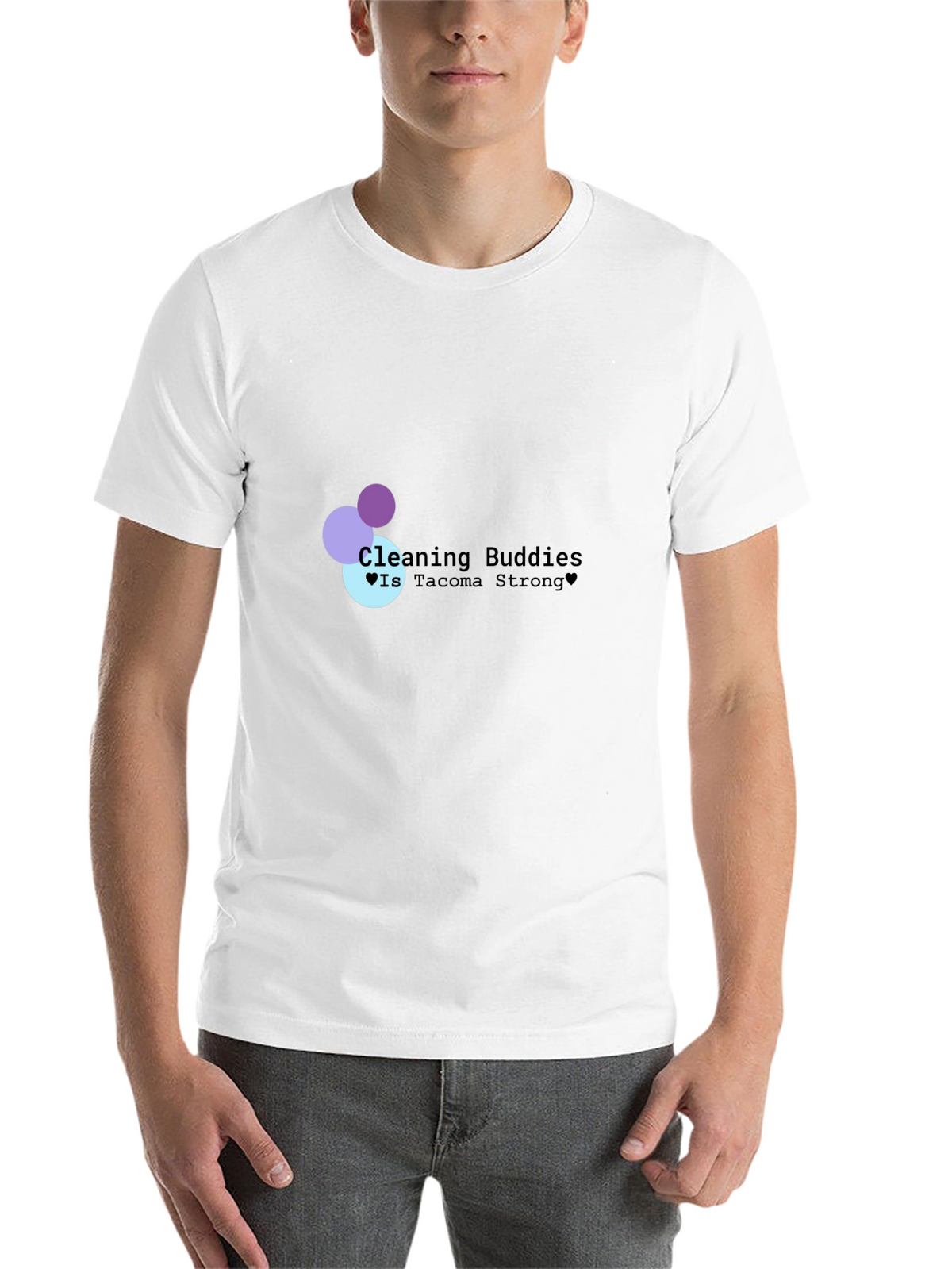 Cleaning Buddies Tacoma Strong Black T-Shirt