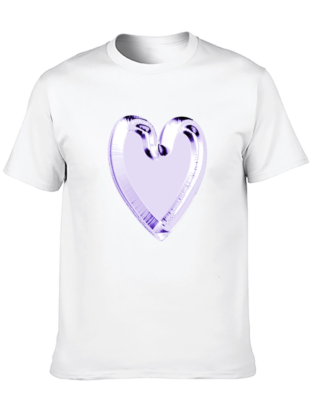 Heart Graphic Black Tee - Stylish & Unique