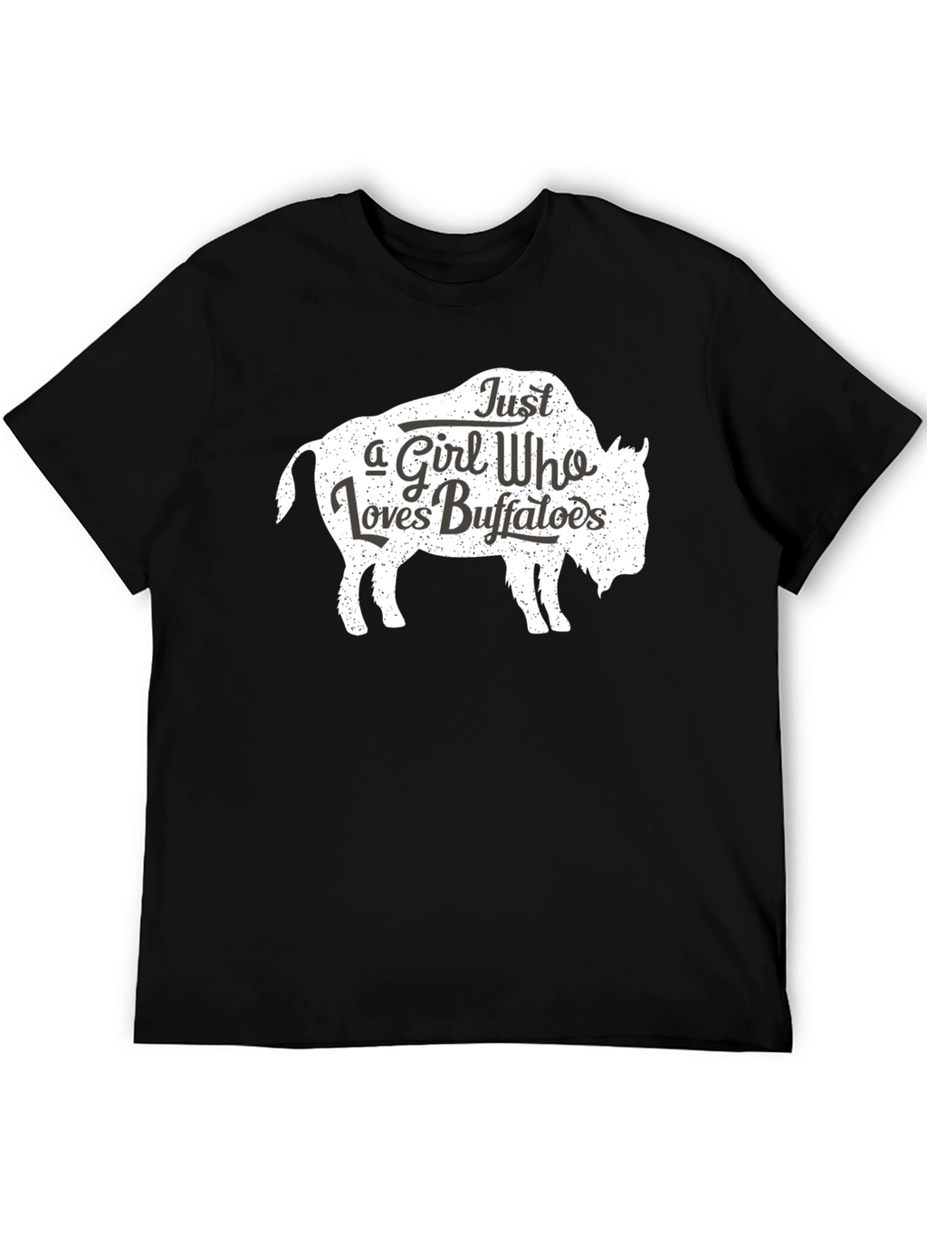 Just a Girl Who Loves Buffaloes T-Shirt