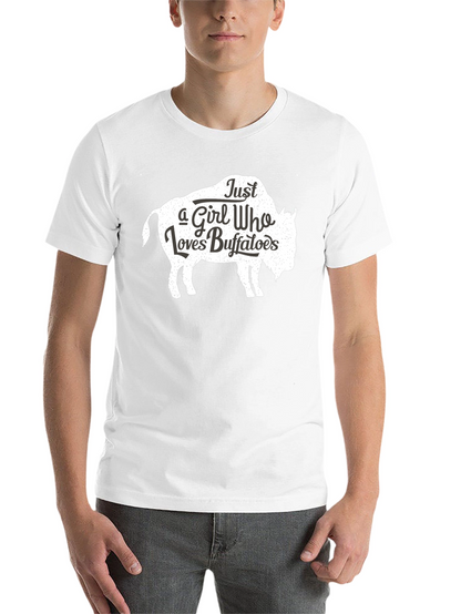 Just a Girl Who Loves Buffaloes T-Shirt