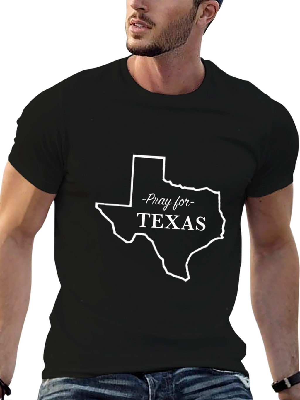 Pray for Texas Graphic T-Shirt