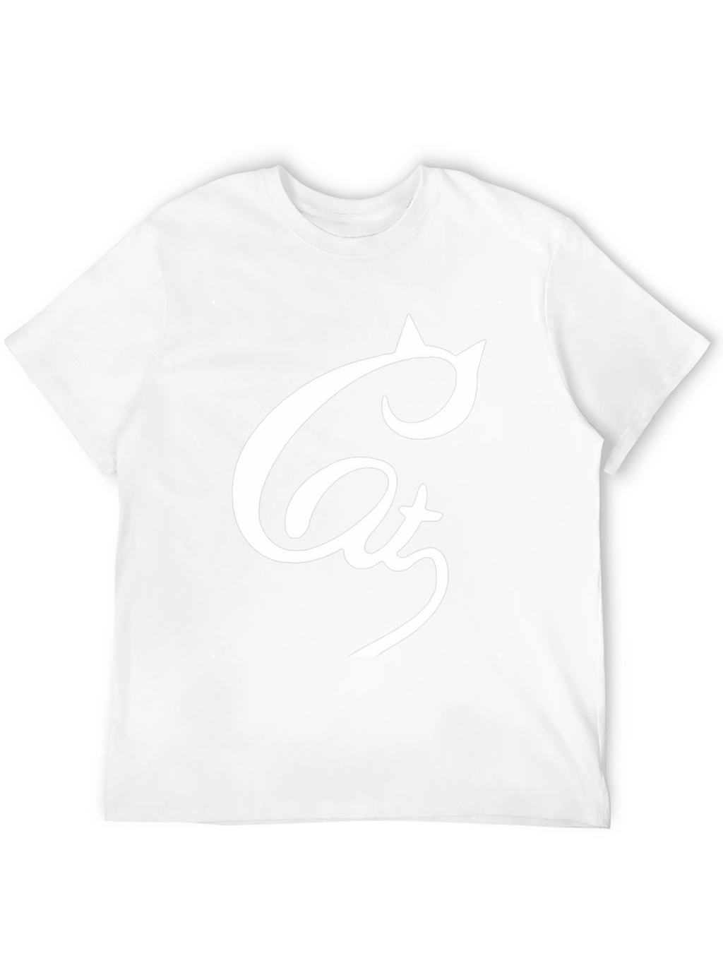 Cat Graphic Black T-Shirt